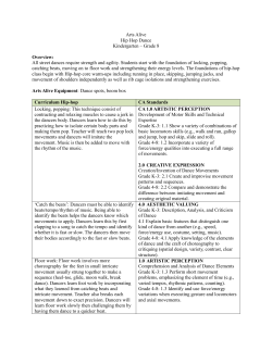 Arts Alive Hip Hop Dance Kindergarten &ndash; Grade 8 Overview: All