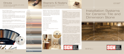 BuyLine 8630 - Southern Grouts and Mortars
