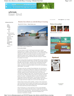 Houtex Inn reborn as colorful Brays Crossing Page 1 of 3 Houtex Inn