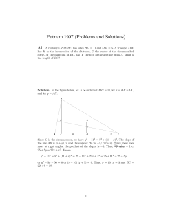 Putnam 1997 (Problems and Solutions)