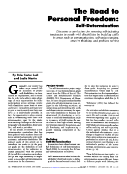 The Road to Personal Freedom: