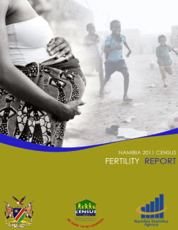 Namibia 2011 Census FERTILITY REPORT