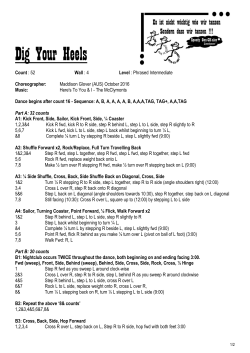 Dig Your Heels - Speedy Gon-CH-ales