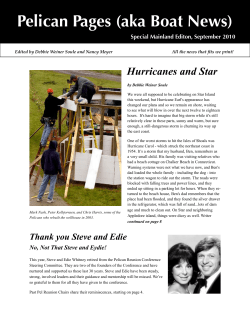 2010 Boat News - Pelicans Are Pelicans