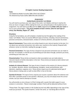 English I - Deerfield