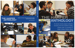 THE HARPER ANTHOLOGY 2012 THE HARPER