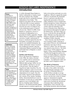 Kosovo Declares Independence