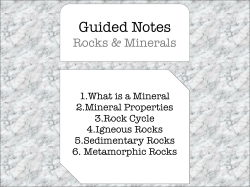 Rock Cycle