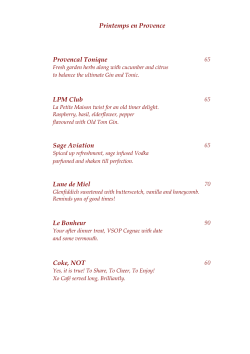 PDF - La Petite Maison