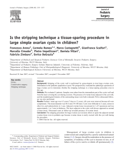 Is the stripping technique a tissue-sparing procedure in large simple