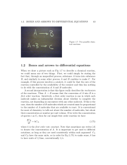 1.2 Boxes and arrows to differential equations