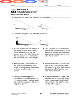 Indirect Measurement - Scarsdale Public Schools