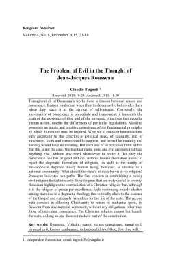 The Problem of Evil in the Thought of Jean