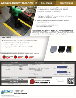 Crown Mats - Workers-Delight Deck Plate Anti