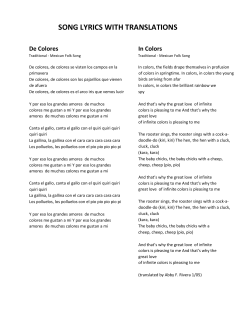 song lyrics with translations