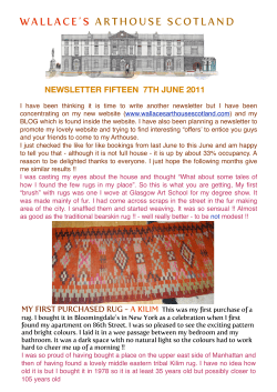 15th Rug newsletter number fifteen