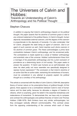 The Universes of Calvin and Hobbes