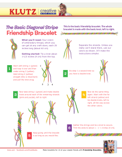 Make a Friendship Bracelet