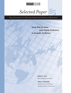 Home Bias at Home: Local Equity Preference
