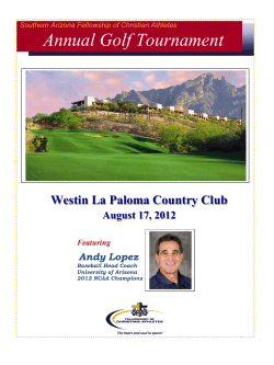 Annual Golf Tournament