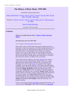 The History of Rock Music - The Nineties