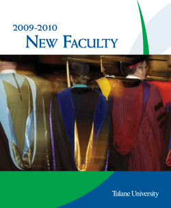 New Faculty Booklet 2009-10