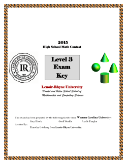 Detailed Solutions - Lenoir