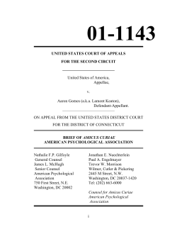 UNITED STATES COURT OF APPEALS FOR THE SECOND