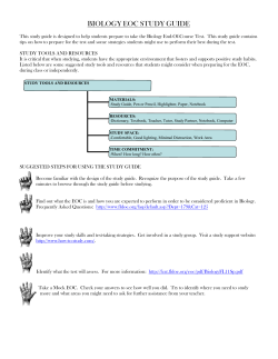 Biology EOC review
