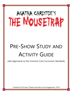 agatha christie`s - McCarter Theatre