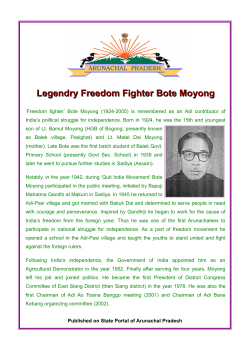 Legendry Freedom Fighter Bote Moyong