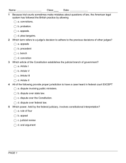 1 Because trial courts sometimes make mistakes about questions of