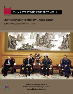 China Strategic Perspectives No. 1