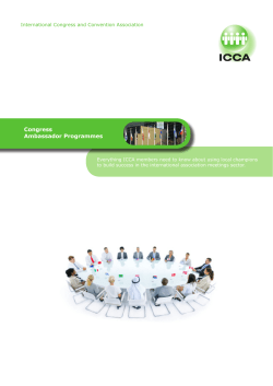 Congress Ambassador Programmes