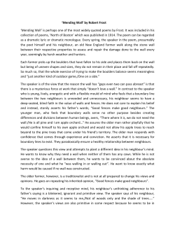 Mending Wall - Wynberg Allen