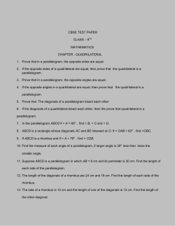 Class 8th quadrrilateral