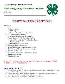 4-h club reports