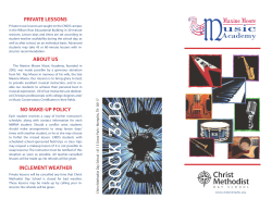 PRIVATE LESSONS ABOUT US INCLEMENT WEATHER NO MAKE