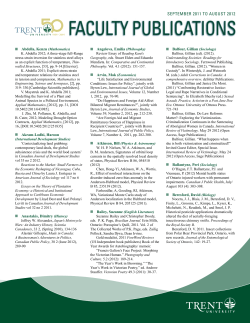 2012 Faculty Publications
