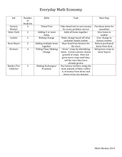Everyday Math Economy - Primary Tech Teaching