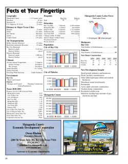 Facts at Your Fingertips - Bay City Chamber of Commerce