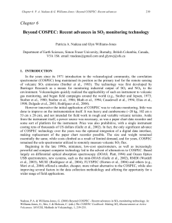 Chapter 6 Beyond COSPEC: Recent advances in SO2 monitoring