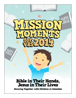 Colombia 2014 VBS Guide