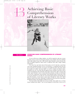 Literary works - McGraw Hill Higher Education