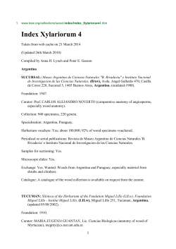 Index Xylariorum 4