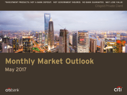 Monthly Market Outlook