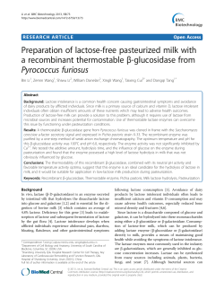 Preparation of lactose-free pasteurized milk with a recombinant