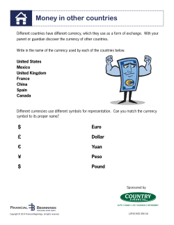 Currency Activity - COUNTRY Financial