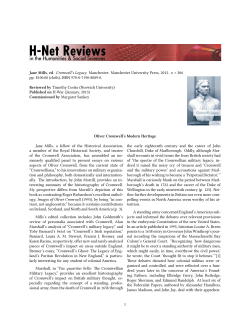 Oliver Cromwell`s Modern Heritage - H-Net