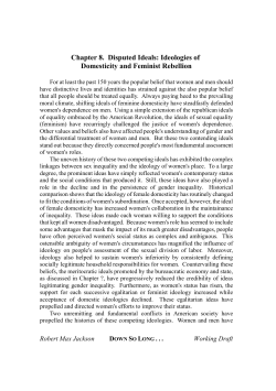 Chapter 8. Disputed Ideals: Ideologies of Domesticity and